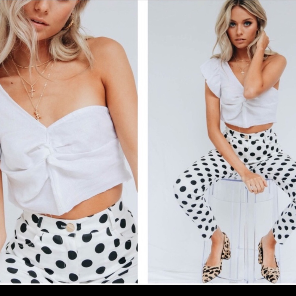 Verge Girl One Shoulder Ruffle Top